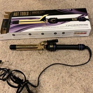 COPY - Hot Tools Signature Series Gold Curling Iron 1”